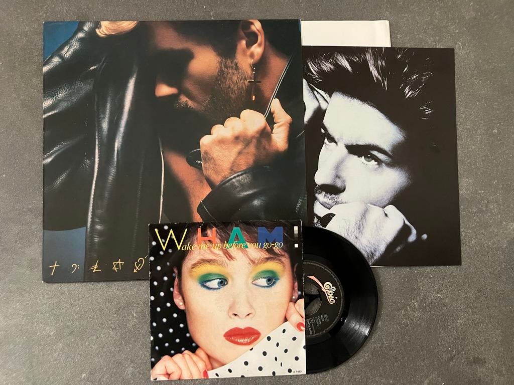 George Michael- Faith & Wham! Vinyl, Cd's en Dvd's, Vinyl | Pop, Ophalen, Gebruikt, 1980 - 1989, Fotohoes