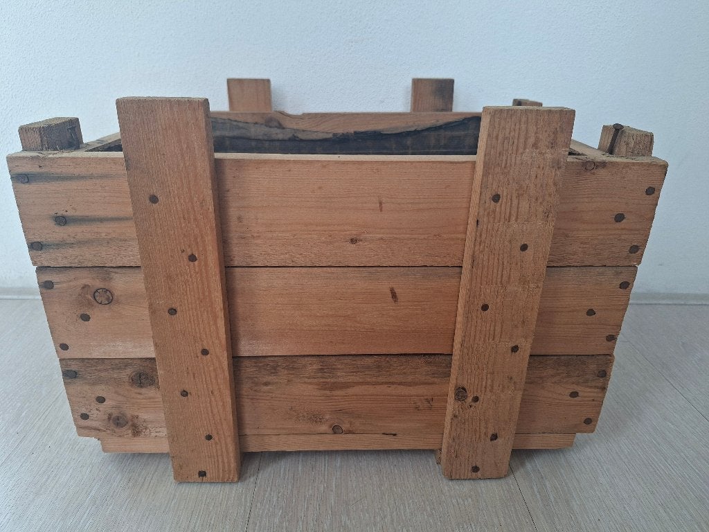 Houten bloembak / plantenbak, Gebruikt, Minder dan 30 cm, Minder dan 60 cm, Ophalen of Verzenden