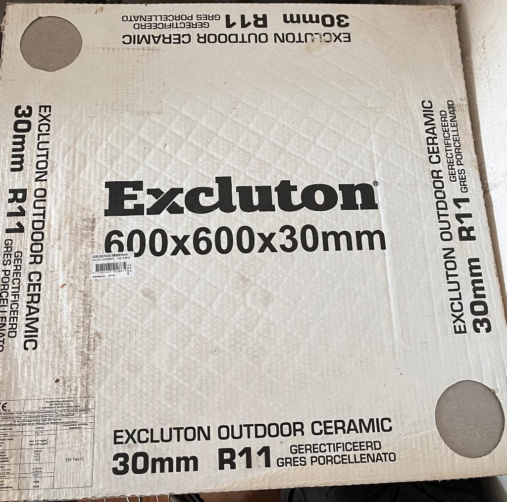 Excluton keramische tuintegels, Ophalen, Nieuw