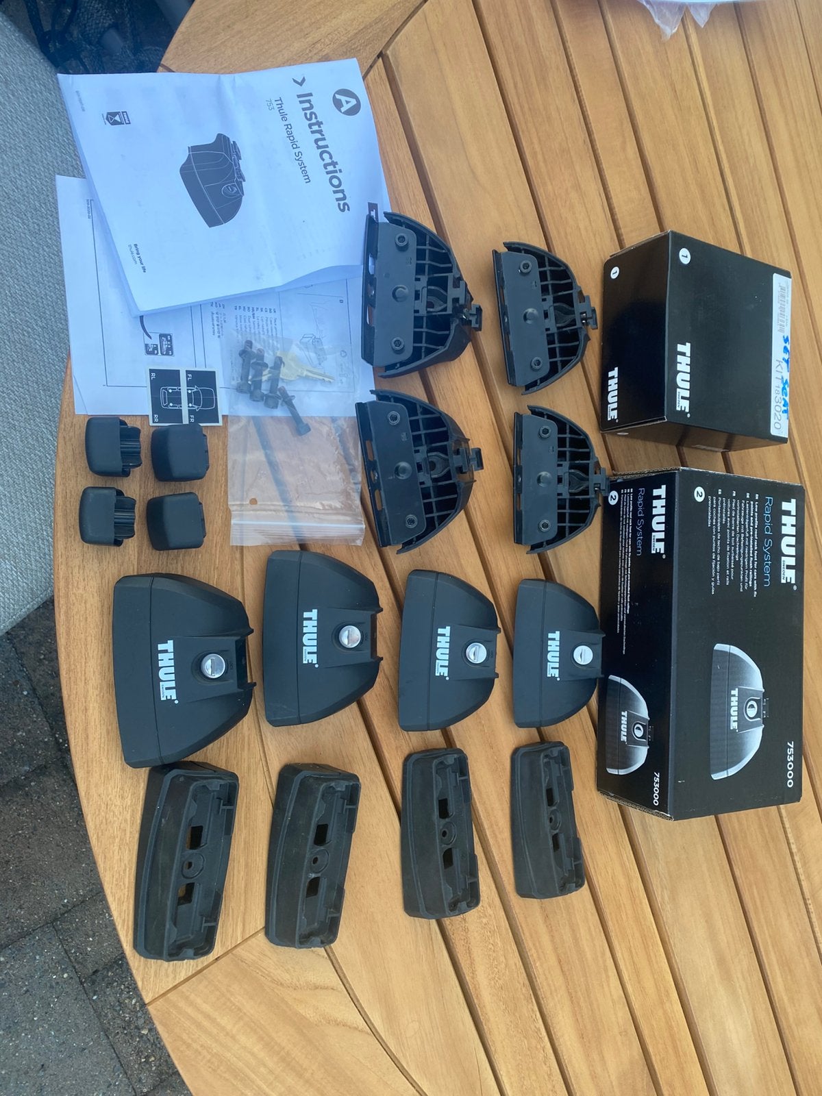 Thule Rapid System 753 + kit 3020 Seat Toledo/Leon 1999-2005, Ophalen, Zo goed als nieuw
