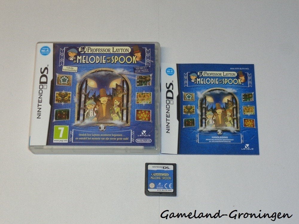 Professor Layton en de Melodie van het Spook (NDS), Gebruikt, -, -, 1 speler
