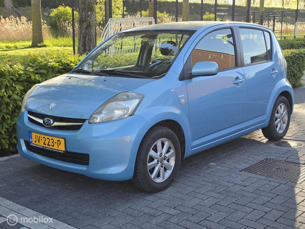 Subaru Justy 1.0 Airco Dealeronderhouden, Auto's, Subaru, Voorwielaandrijving, Justy, Gebruikt, Blauw
