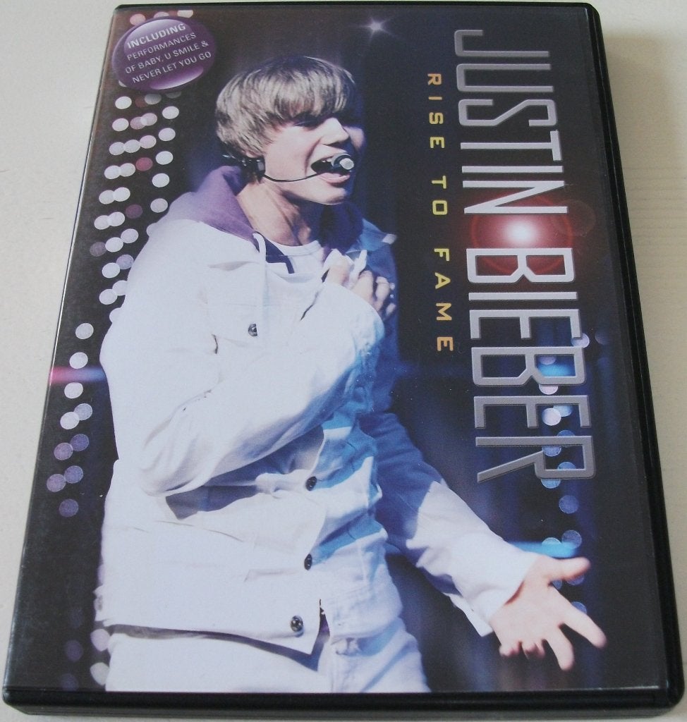 Dvd *** JUSTIN BIEBER *** Rise to Fame, Alle leeftijden, Ophalen of Verzenden, Gebruikt