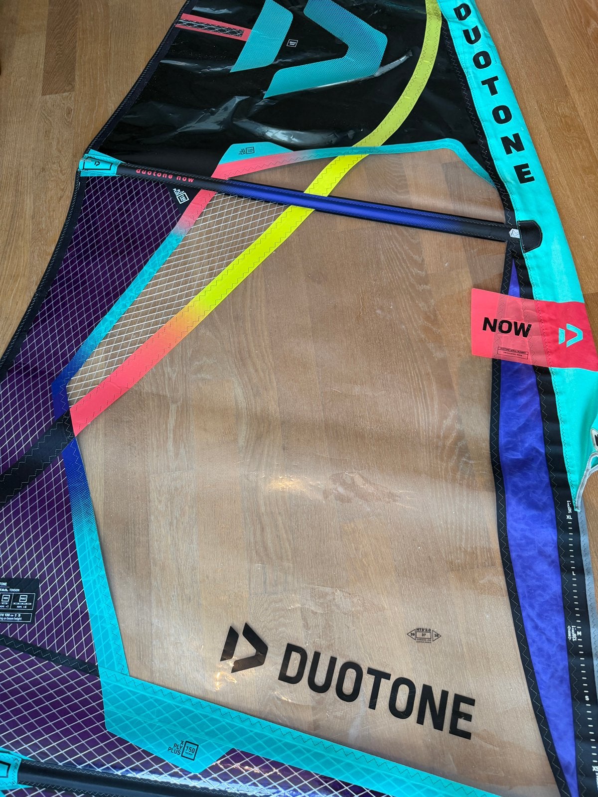 Duotone NOW 3.2 kind/junior windsurfzeil/mast, Watersport en Boten, Windsurfen, Ophalen of Verzenden, Zo goed als nieuw, Zeil