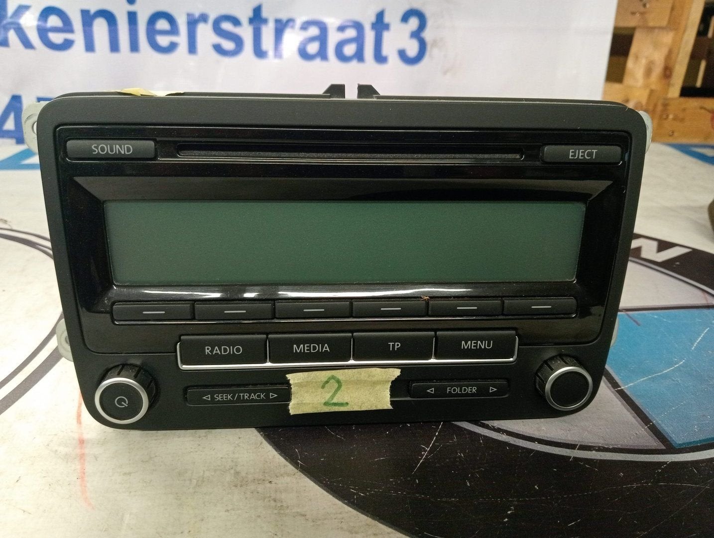 VW BLAUPUNKT Radio BP-7 647 201 360, Gebruikt, -, -, Ophalen of Verzenden
