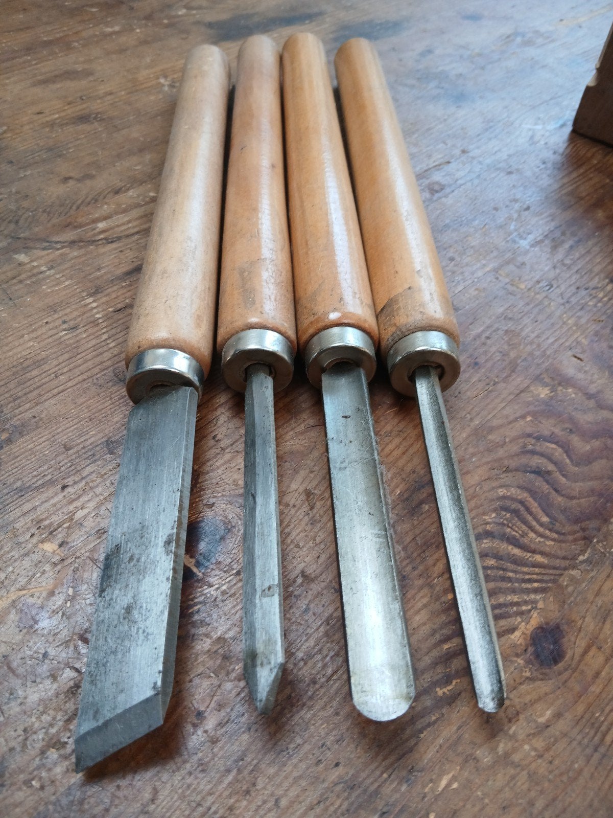 Houtdraai beitels 4 stuks, Ophalen of Verzenden