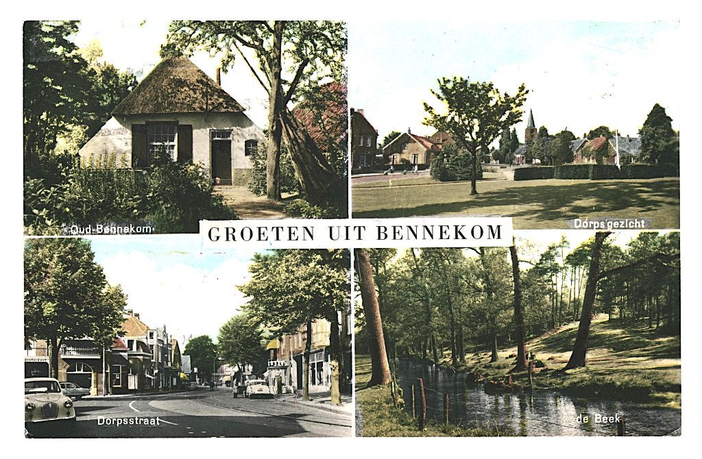 939860 Bennekom Gld 1970 Tank station Gelopen met postzegel