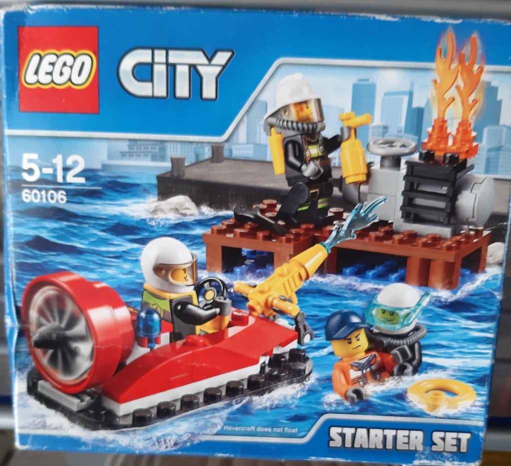 lego city no 60106 -brandweer op water, City, Lego, Ophalen of Verzenden, Zo goed als nieuw