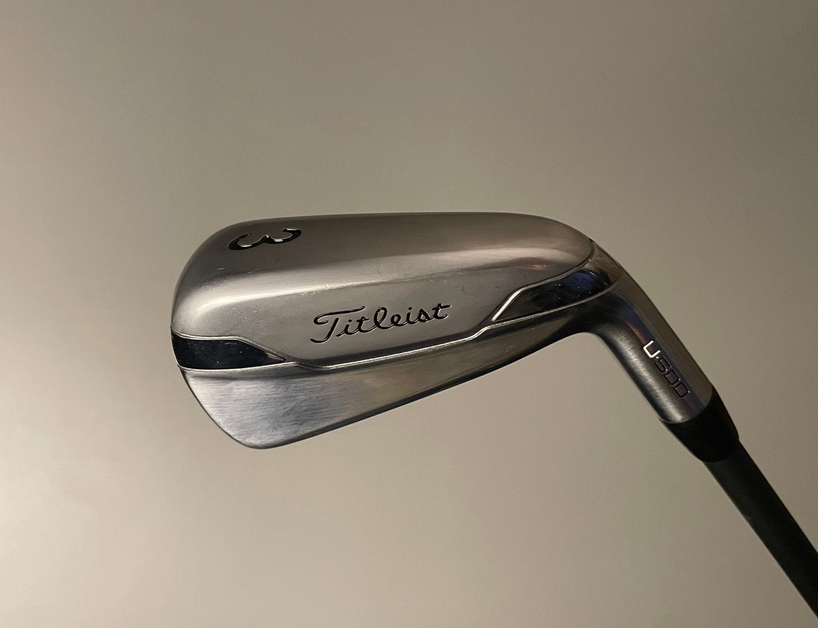 Titleist U500 Driving Iron 3 | 20 | Stiff | Zgan, Sport en Fitness, Ophalen of Verzenden, Zo goed als nieuw, Club, Overige merken