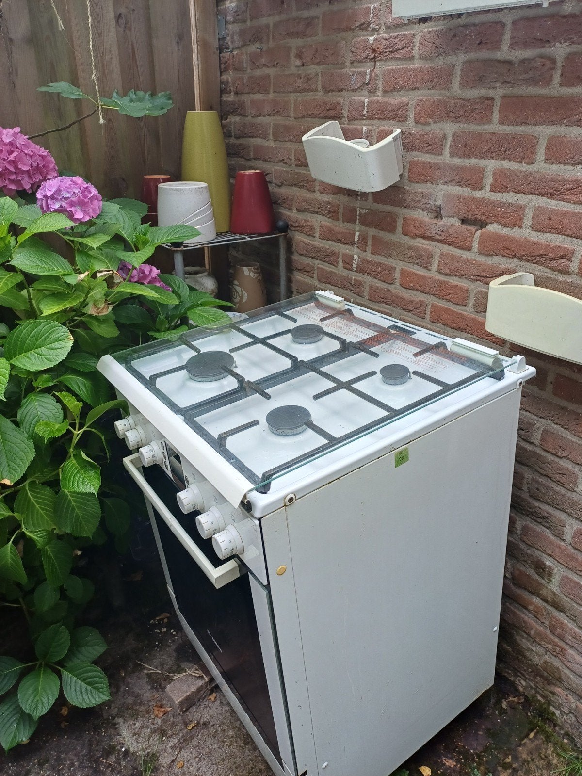 Bosch gasfornuis met oven - Gebruikt H90 B60, Gebruikt, 60 cm of meer, Gas, Vrijstaand