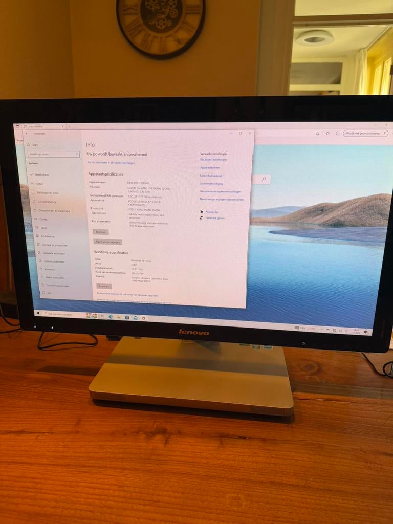 Lenovo IdeaCentre A730 - Touchscreen PC – 27 inch – i7, Ophalen, Touchscreen, Full HD, Zo goed als nieuw