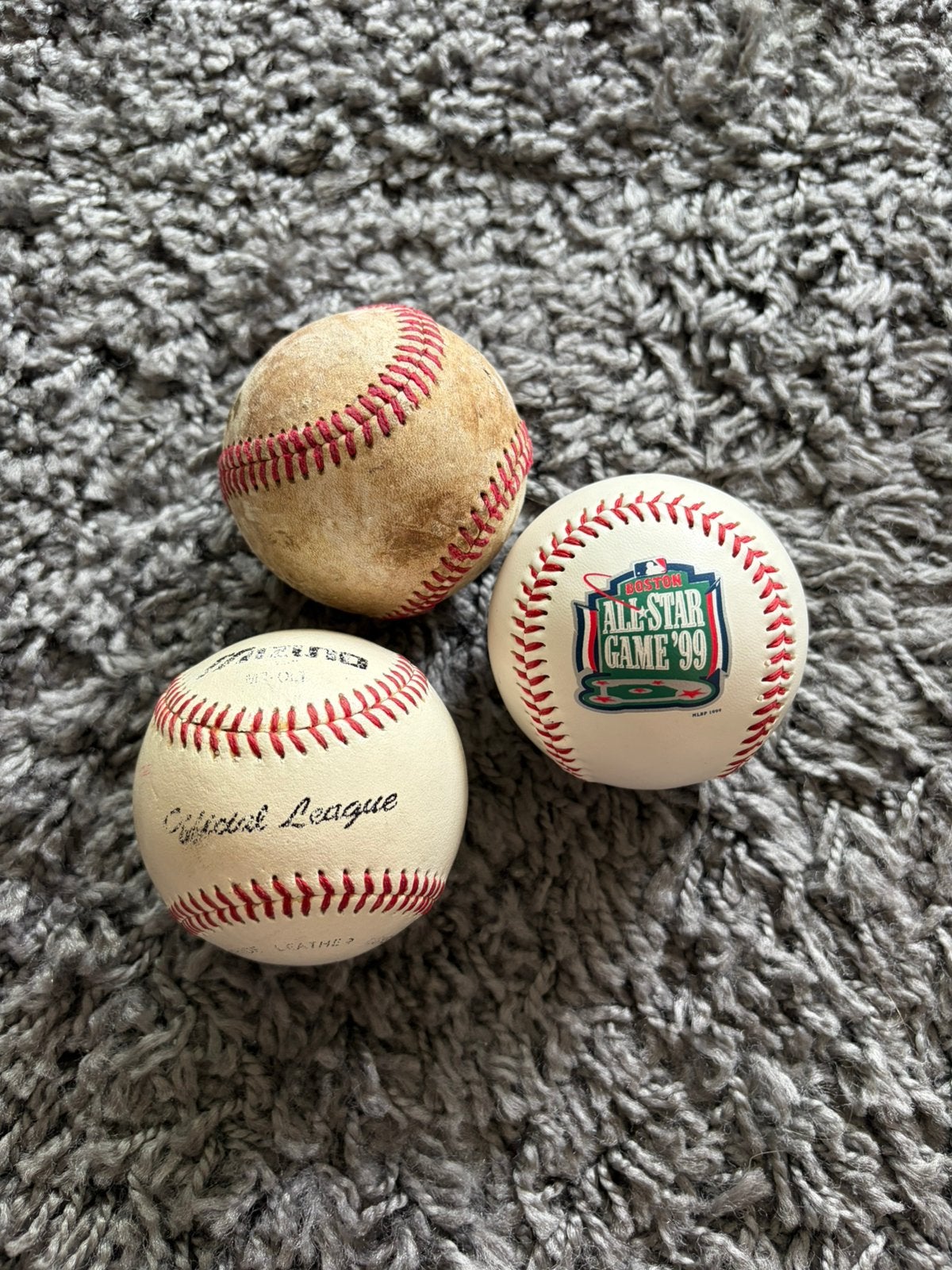 Honkballen, Sport en Fitness, Honkbal en Softbal, Ophalen of Verzenden, Zo goed als nieuw, Honkbal, Bal
