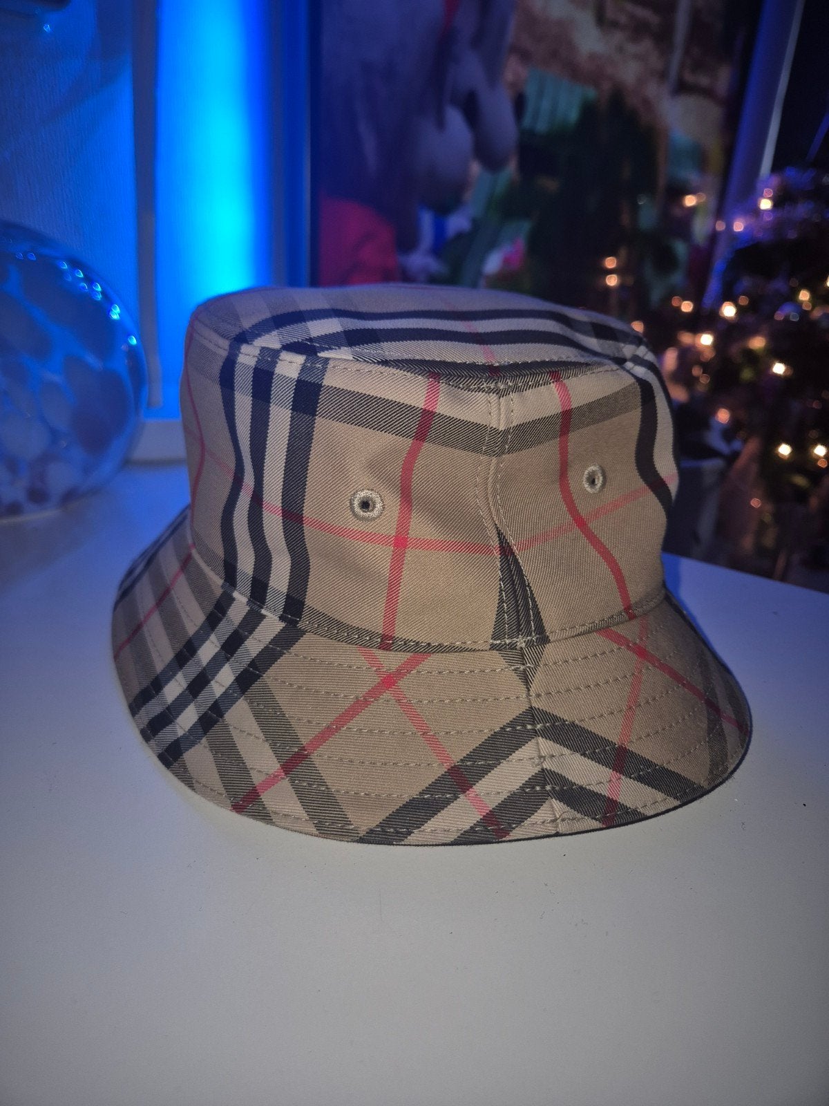 Burberry Bucket Hat nieuw(12-18 maanden), Jongen of Meisje, Ophalen of Verzenden, Zo goed als nieuw, 104 of kleiner