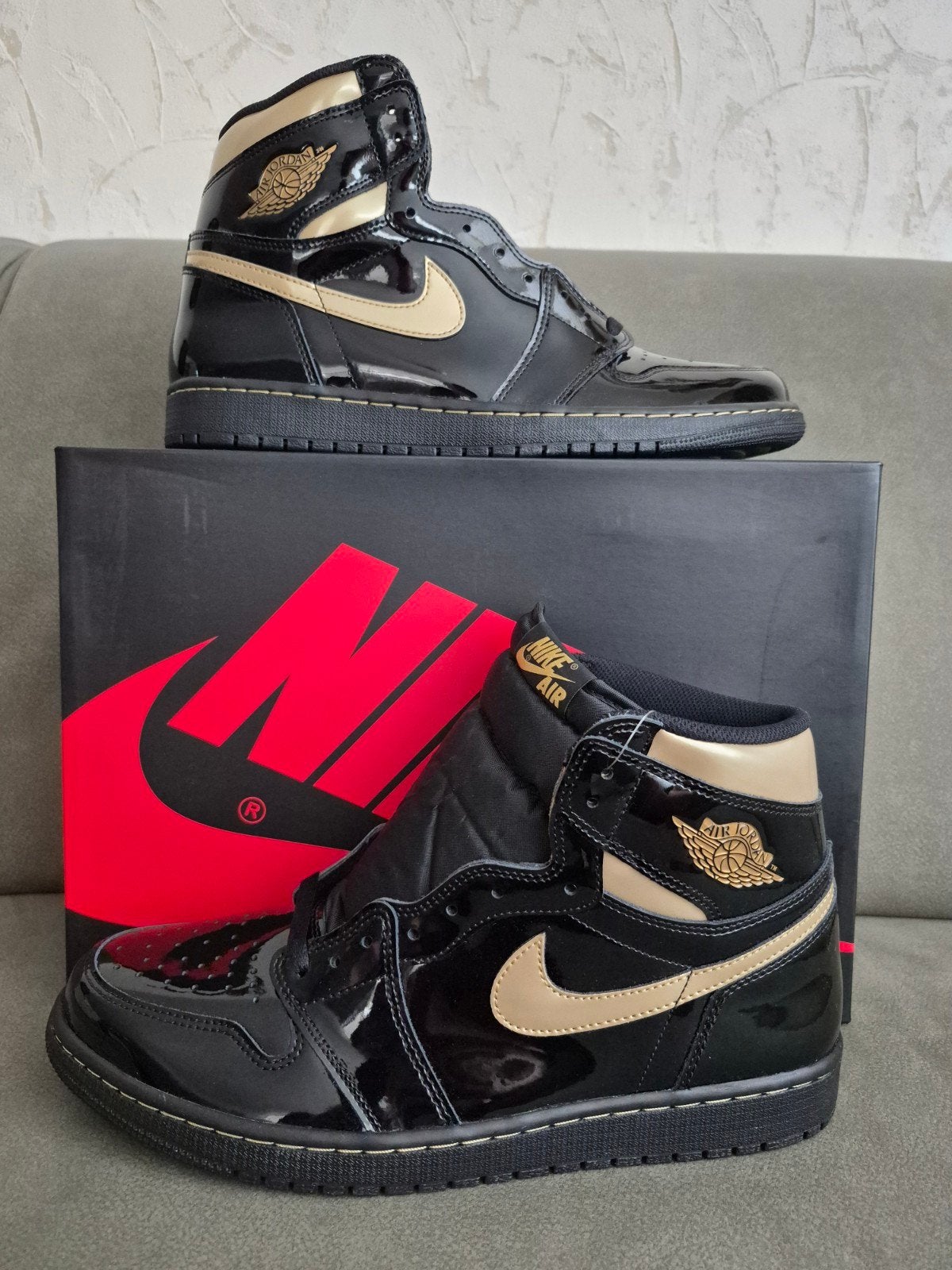 Nike Air Jordan 1 Retro High OG / 47.5, Zwart, Nieuw, Ophalen of Verzenden, Sneakers of Gympen