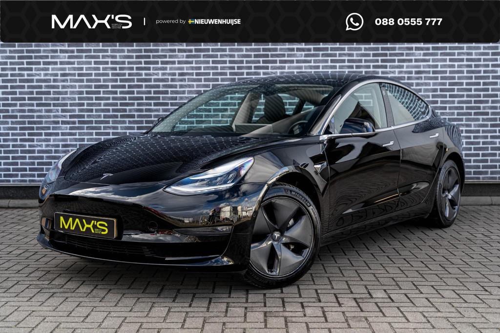 Tesla Model 3 Standard RWD Plus 60 kWh | Panoramadak | LED K, Auto's, 238 pk, Gebruikt, Electronic Stability Program (ESP), Zwart