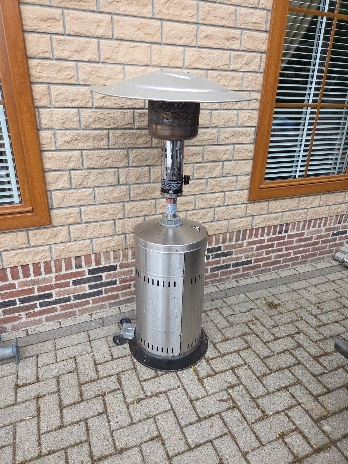 Zo goed als nieuwe Hendi Patio Heater Retractable 12.7 kW, Ophalen, Zo goed als nieuw, Gas