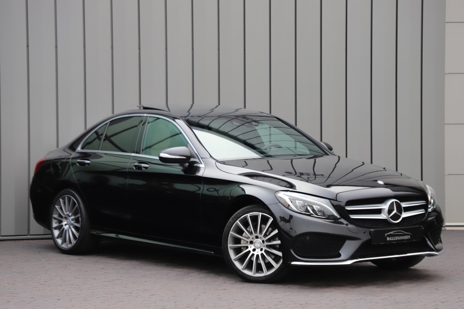 Mercedes-Benz C-Klasse 200 AMG Prestige Comfort | 184PK | Lu, Auto's, Automaat, 4 cilinders, Met garantie (alle), Zwart