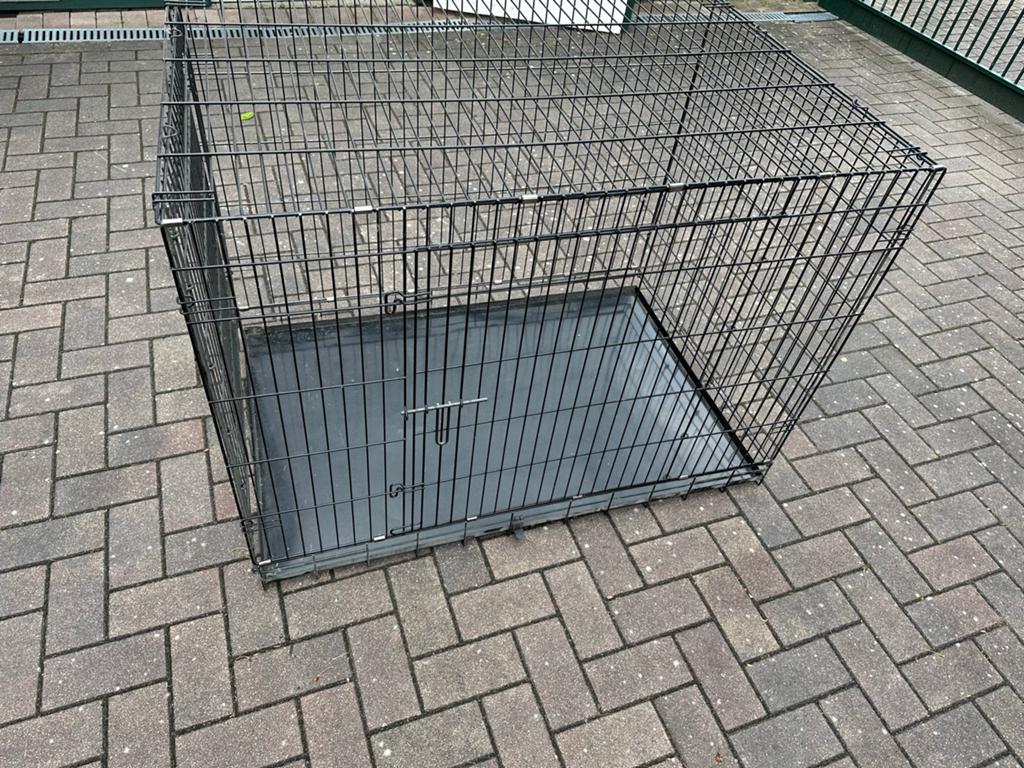 Grote hondenbench, Ophalen, Zo goed als nieuw, 110 cm of meer, 65 tot 100 cm