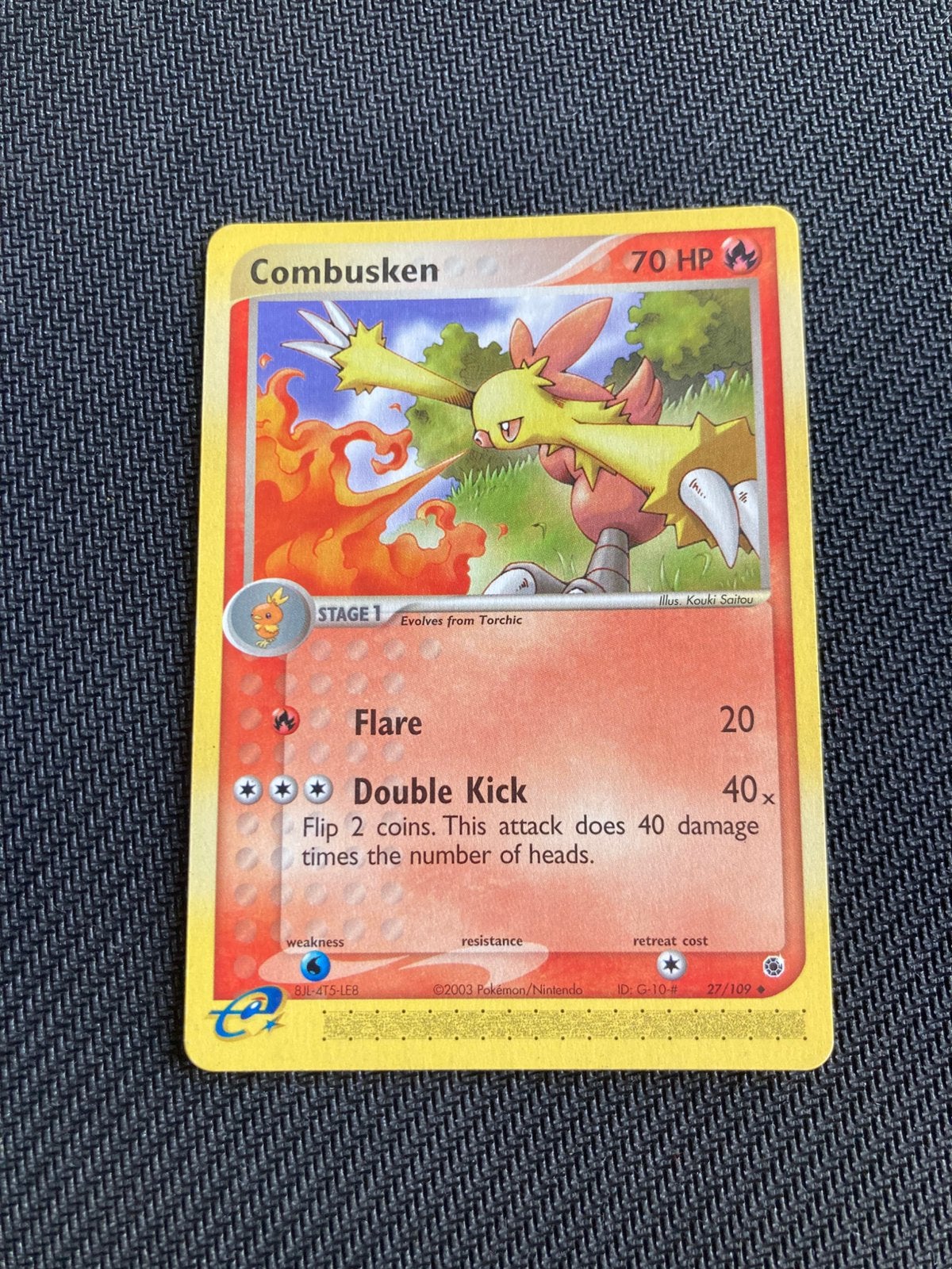 Pokemon kaart Combusken, Ophalen of Verzenden, Zo goed als nieuw