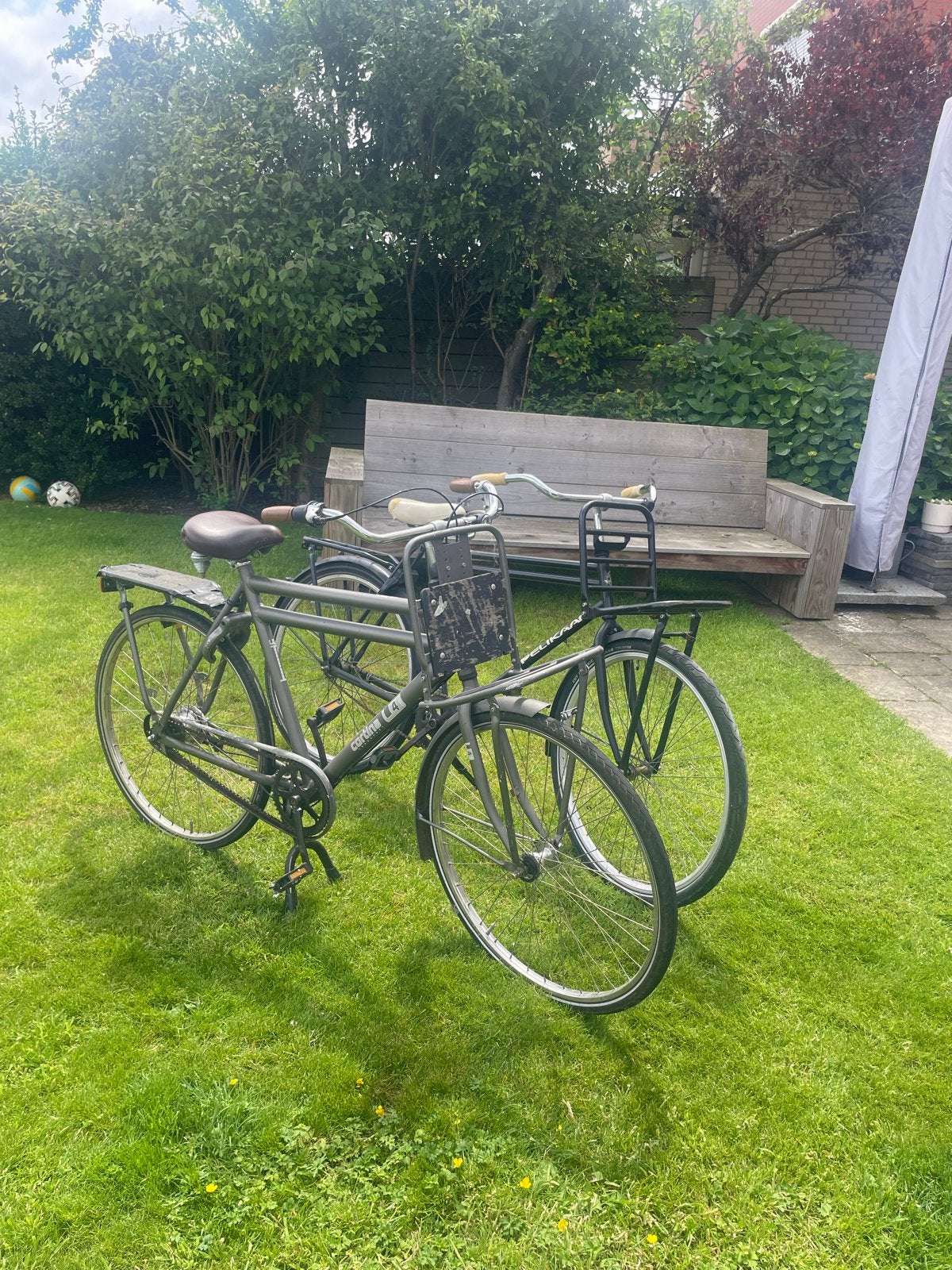 2 Herenfietsen: Cortina U4 en Pelikaan, Fietsen en Brommers, Fietsen | Heren | Herenfietsen, Ophalen, Gebruikt, Overige merken