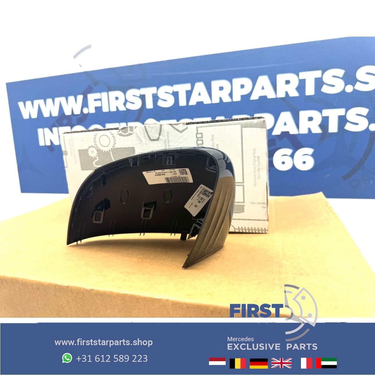 Mercedes spiegelkap W177 W118 H247 X247 W206 W236 W257 W214, Gebruikt, -, Ophalen of Verzenden, -