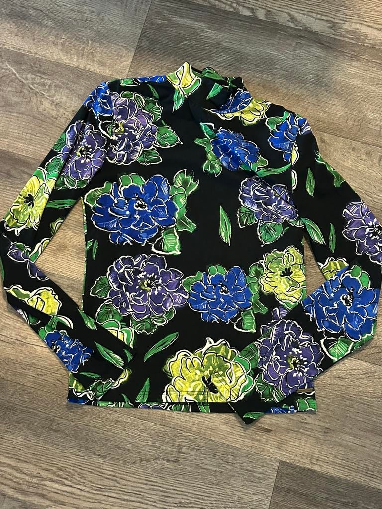Colourful Rebel truitje geel/blauwe bloem, maat XL, Geel, Maat 46/48 (XL) of groter, Ophalen of Verzenden, Zo goed als nieuw