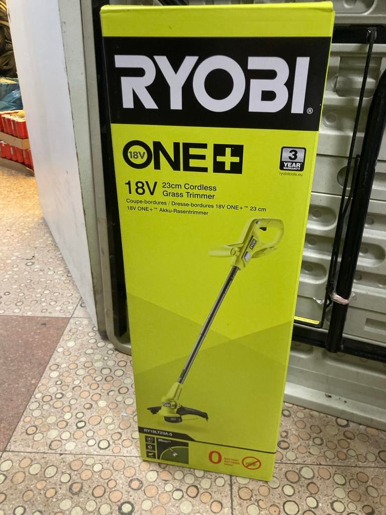 Ryobi grastrimmer nieuw in doos, Ophalen of Verzenden, Nieuw, 10 tot 30 cm, Accu