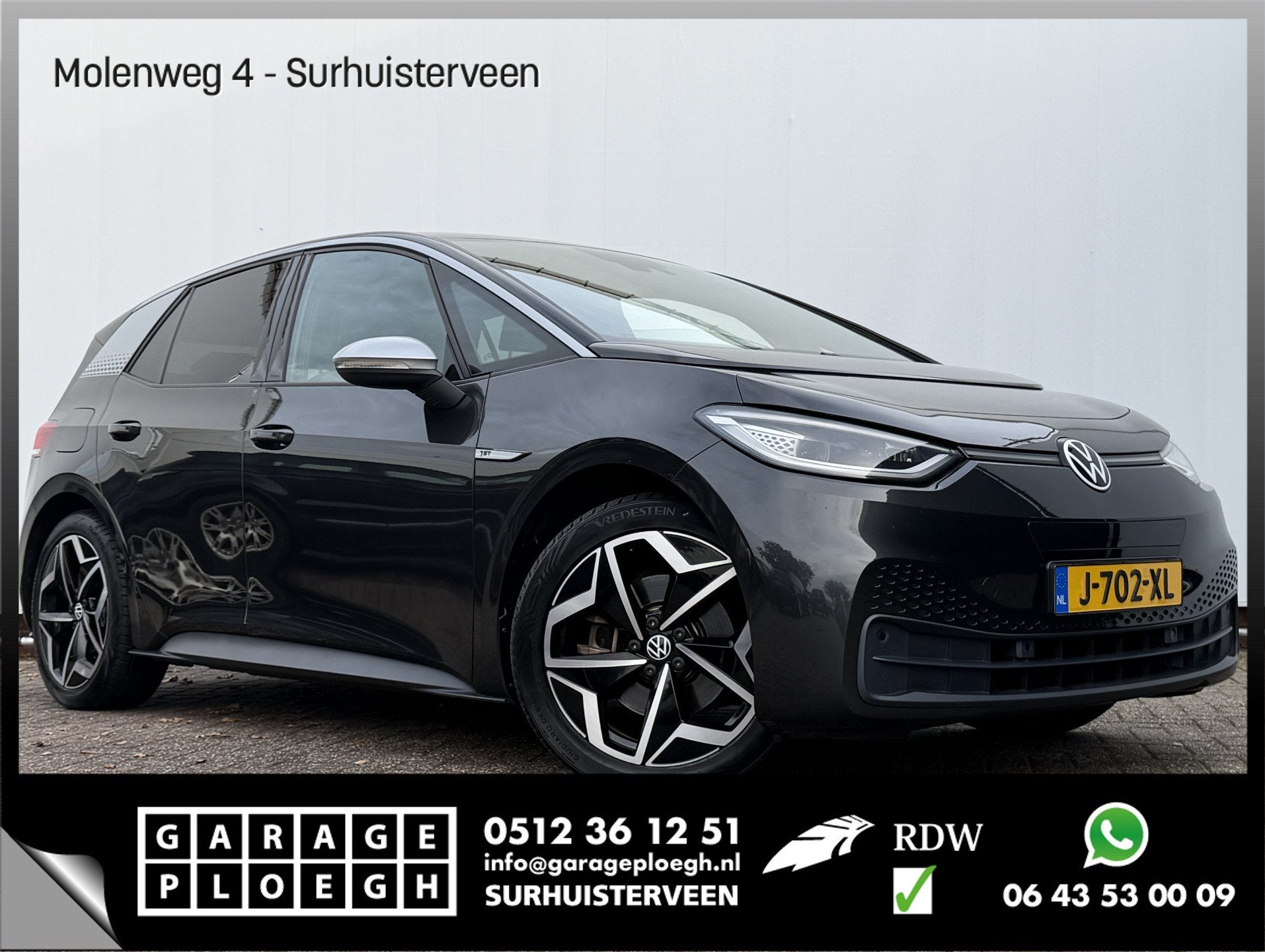Volkswagen ID.3 First Plus 58 kWh Adap.Cruise Camera Carplay, Automaat, Gebruikt, ID.3, Origineel Nederlands