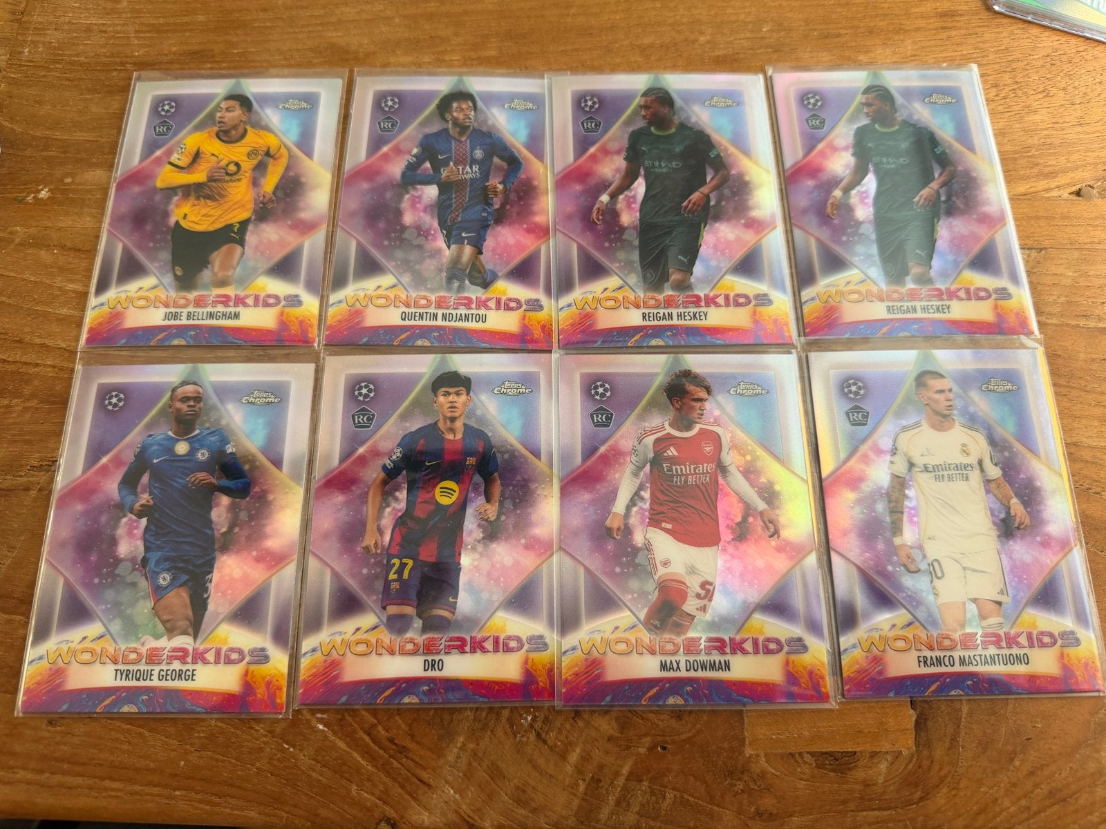 Topps Champions League Wonderkids voetbal Kaarten Set, Verzamelen, Verzenden, Zo goed als nieuw, Buitenlandse clubs, Spelerskaart