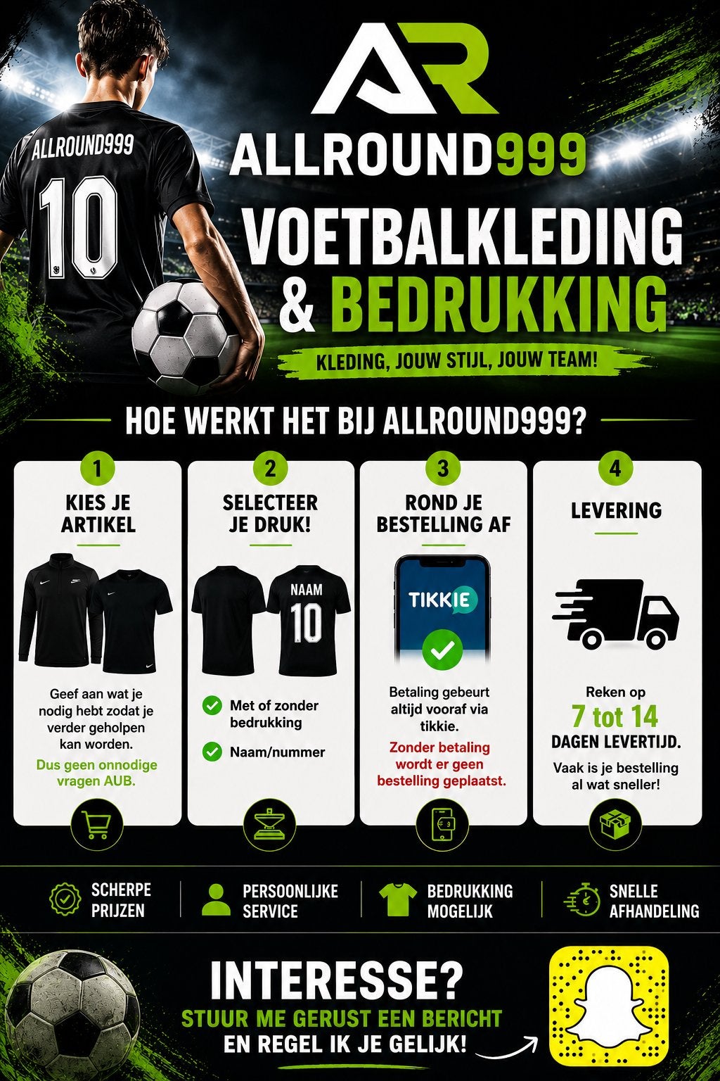Voetbalkleding & Bedrukking - Diverse Opties, Maat L, Ophalen of Verzenden, Nieuw, Set