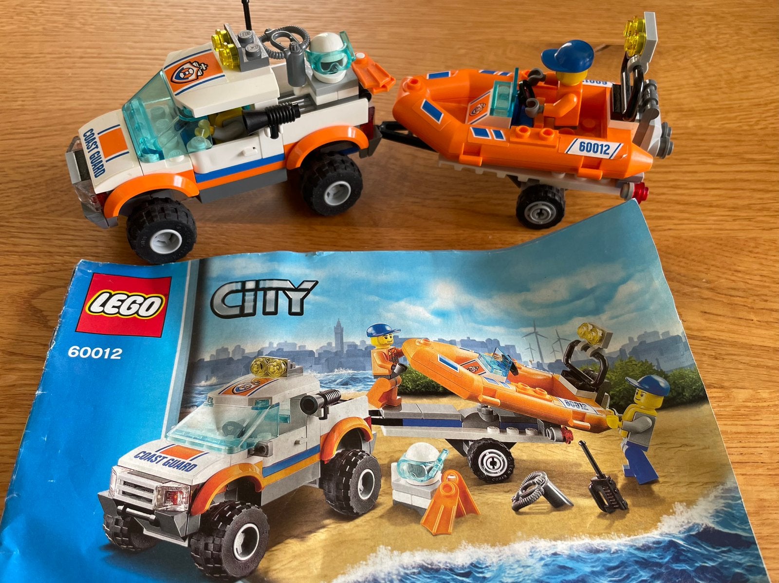 Lego city 60012 4x4 en duikersboot, Ophalen of Verzenden, Zo goed als nieuw