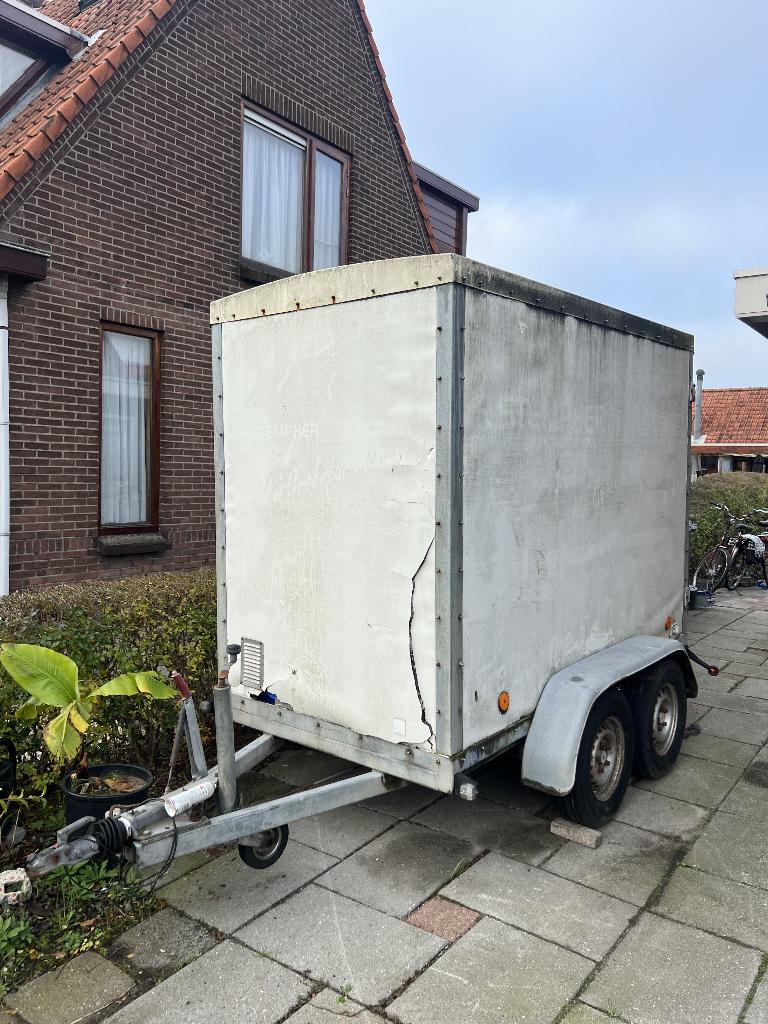 dichte aanhangwagen, Auto diversen, Aanhangers en Bagagewagens, Ophalen, Gebruikt