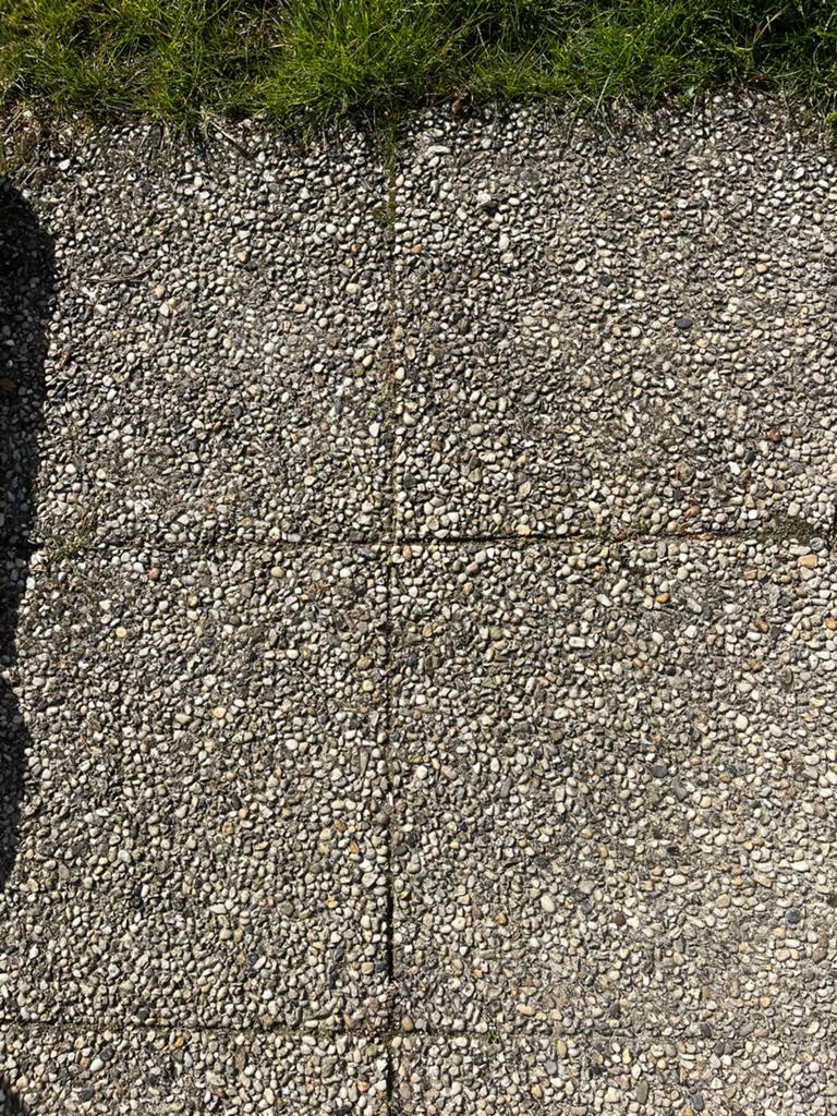 Uitgewassen grindtegels 50x50, Tuin en Terras, Ophalen of Verzenden, Zo goed als nieuw