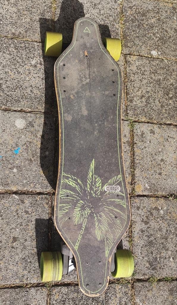 Meepo Envy Longboard - Elektrisch Skateboard, Ophalen of Verzenden, Gebruikt, Skateboard, Longboard