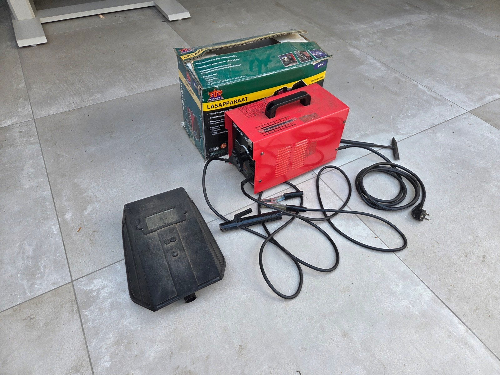 Top Craft Lasapparaat TWM-45/140, Ophalen, Gebruikt, 150 tot 250 ampère, Elektroden