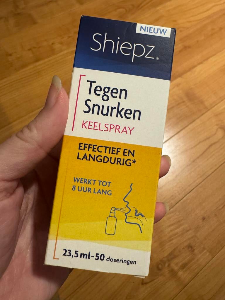Shiepz Keelspray tegen snurken, Ophalen of Verzenden, Nieuw, Overige typen