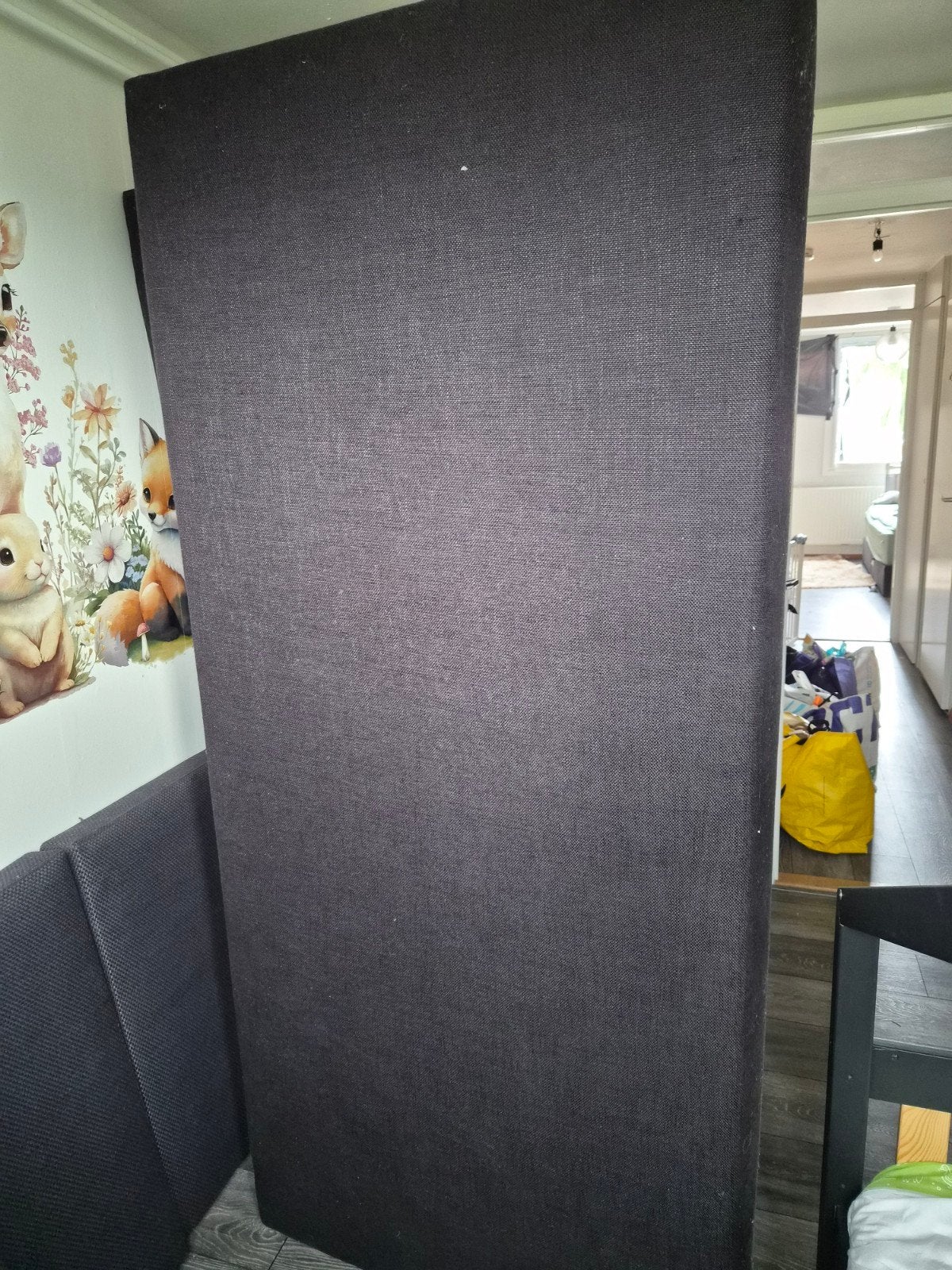 Boxspring 90x200 met hoofdbord (2x), Huis en Inrichting, Ophalen, 90 cm, Tweepersoons, Zo goed als nieuw