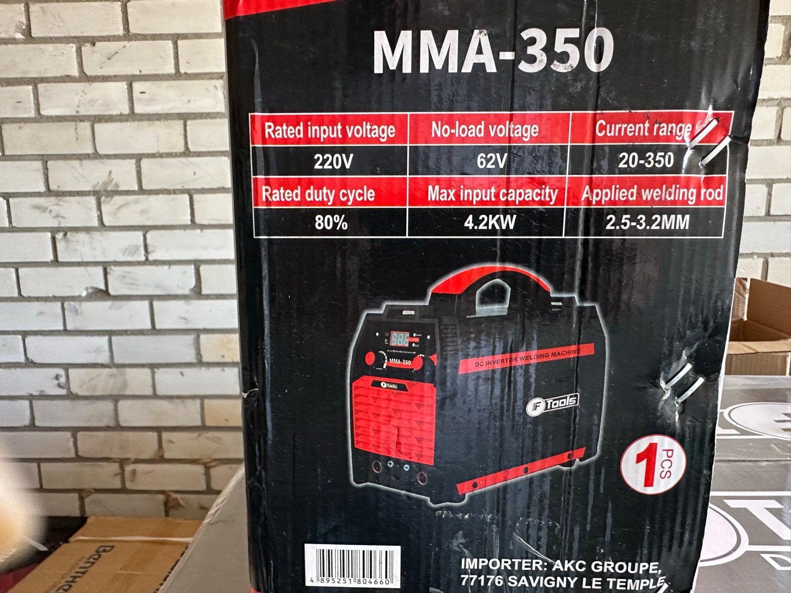 IF Tools MMA-350 Inverter Lasapparaat - Nieuw in Doos, Ophalen, Nieuw, 250 ampère of meer, Inverter