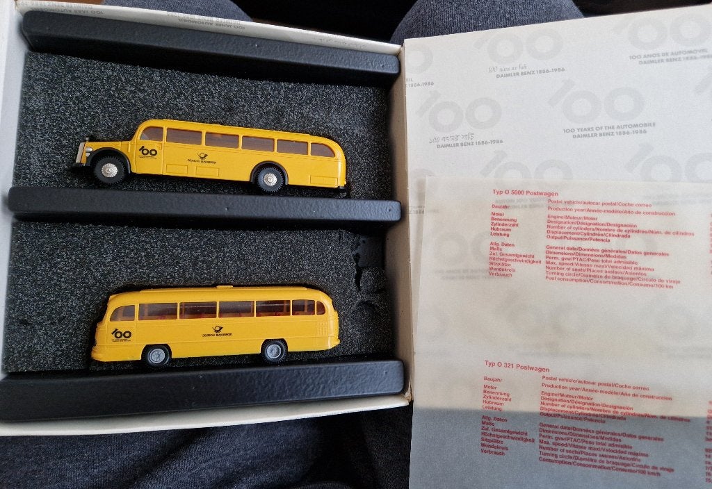 100 jaar Automobiel Daimler Benz, Ophalen of Verzenden, Zo goed als nieuw, Auto, Brekina