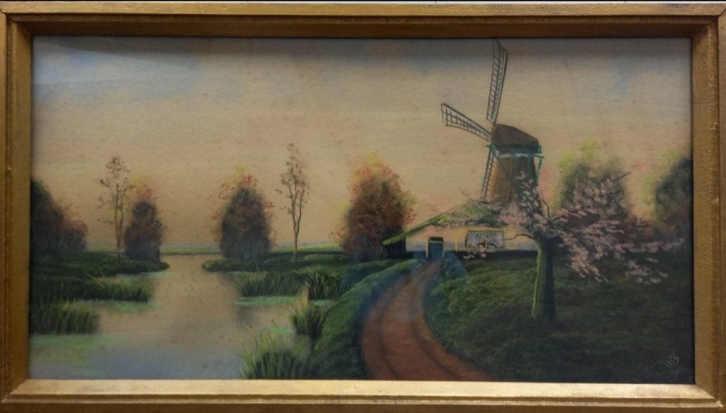 Schilderij gesigneerd HB, Ophalen