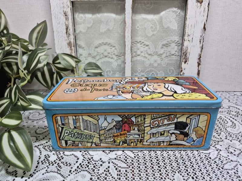Vintage Pijnenburg ontbijtkoek blik, Verzamelen, Blikken, Ophalen of Verzenden, Gebruikt, Overige