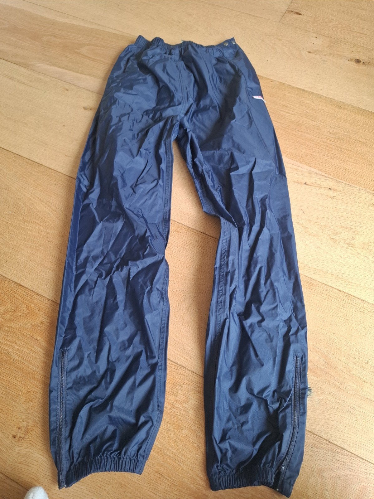 Jeantex regenbroek maat S 36 - Donkerblauw, Caravans en Kamperen, Regenkleding, Ophalen of Verzenden