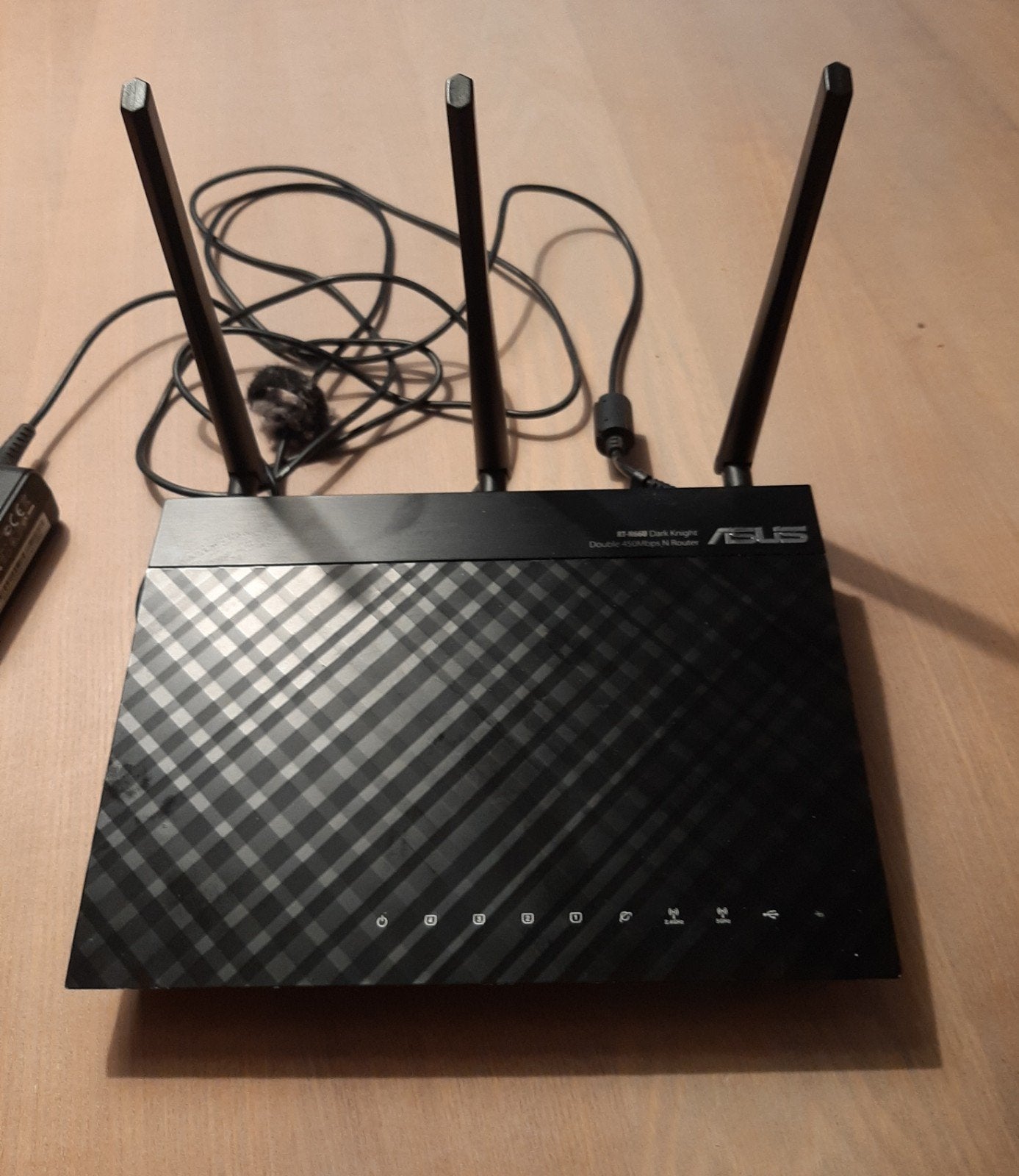 ASUS RT-N66U Dark Knight Double 450Mbps N Router, Computers en Software, Routers en Modems, Ophalen of Verzenden, Gebruikt, Router