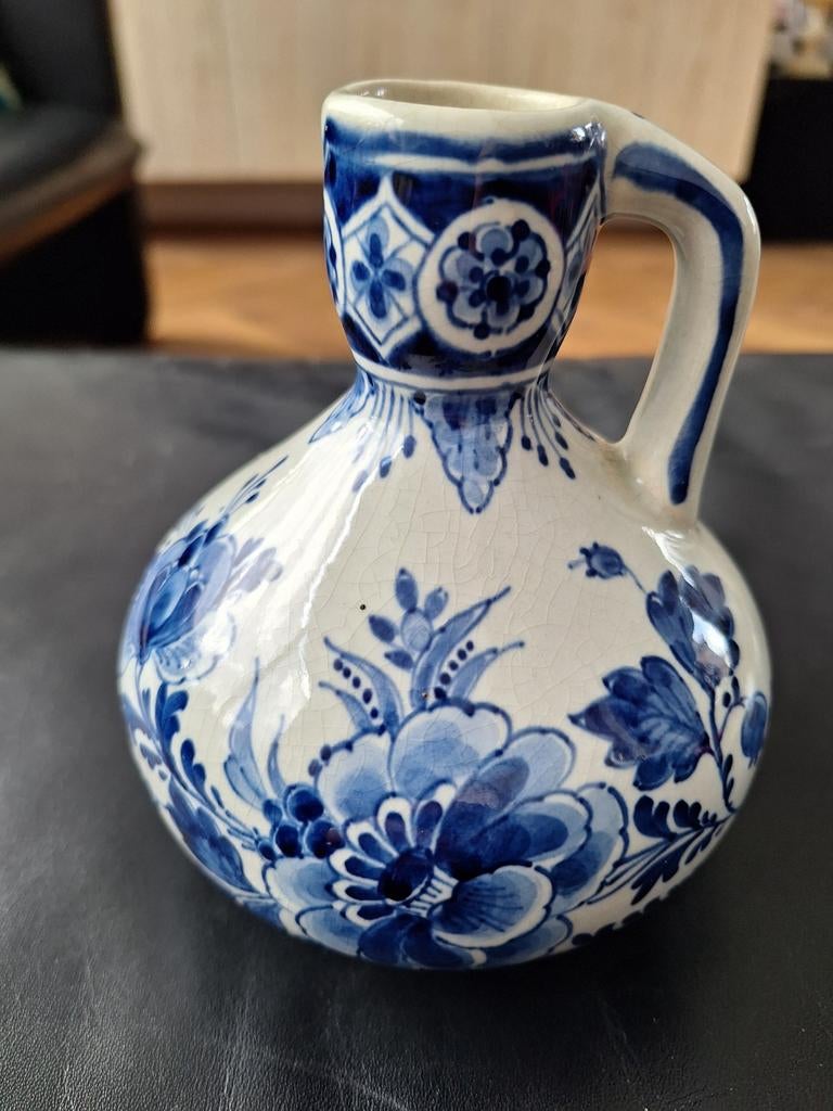 Echt Delfts blauw vaasje van De Porceleyne Fles, Ophalen of Verzenden
