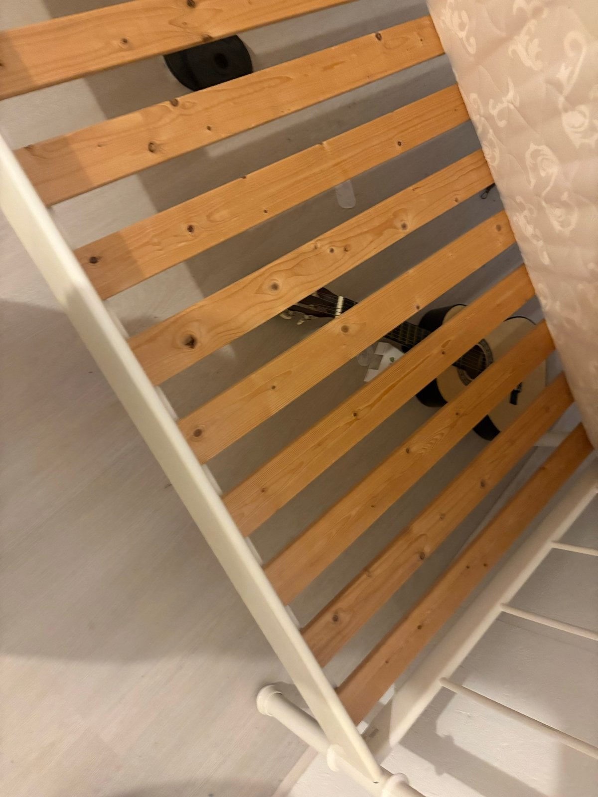 IKEA Tromsnes eenpersoonsbed met lattenbodem en matras, Ophalen, Gebruikt, 90 cm, Eenpersoons