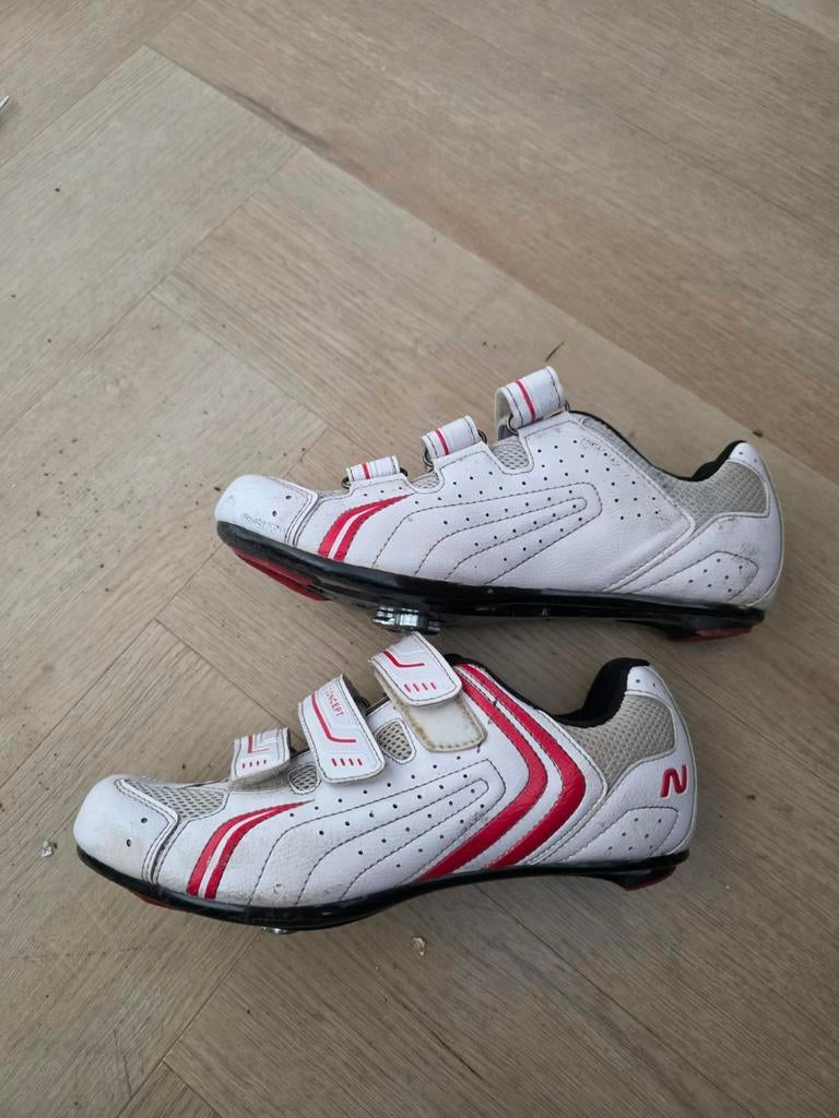 Nalini wielrenschoenen maat 42 - Wit/Rood, Ophalen of Verzenden, Gebruikt, Kleding