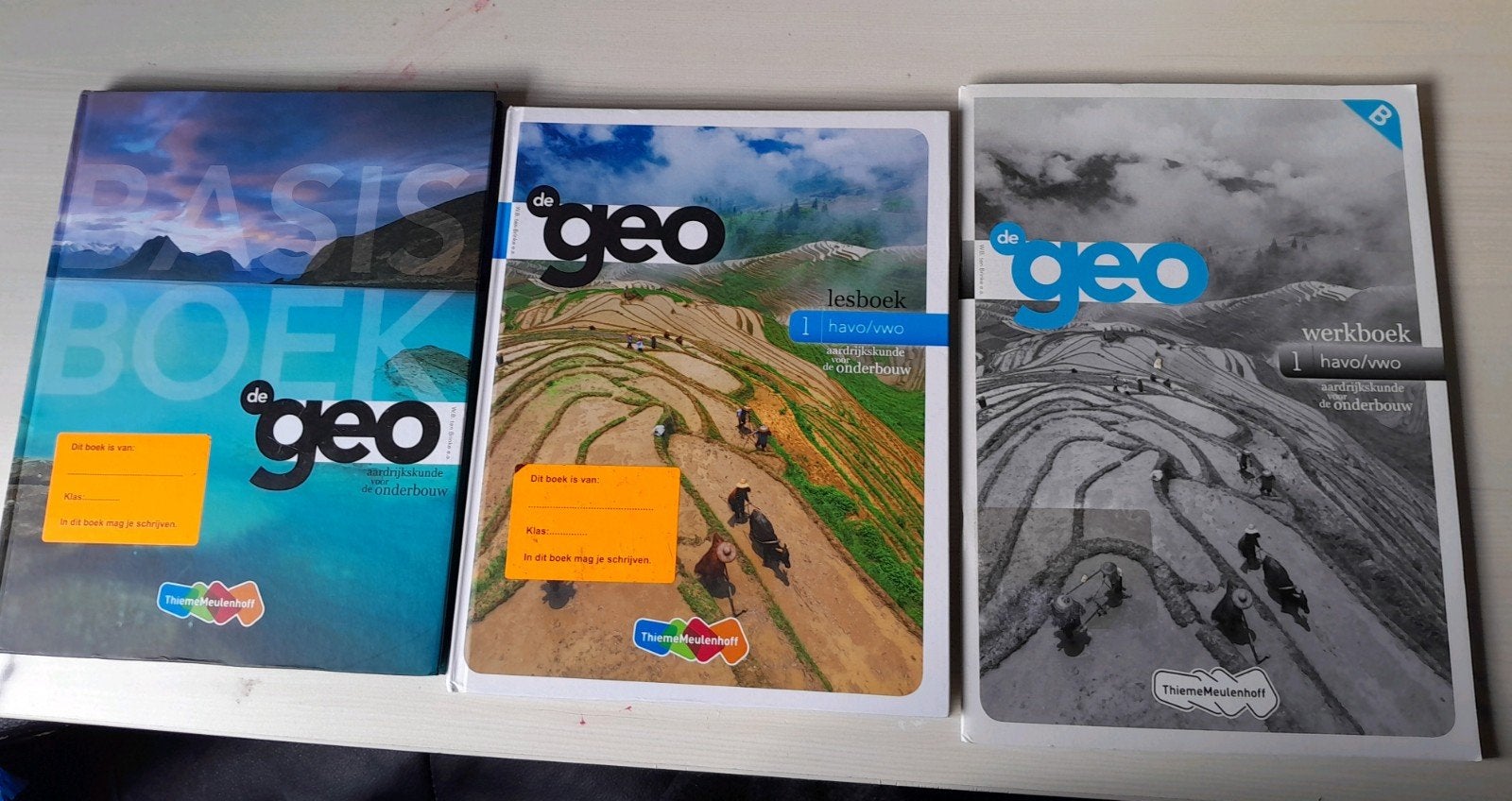 aardrijkskunde boeken leerjaar 1 havo/vwo, Ophalen, HAVO, ThiemeMeulenhoff, Aardrijkskunde