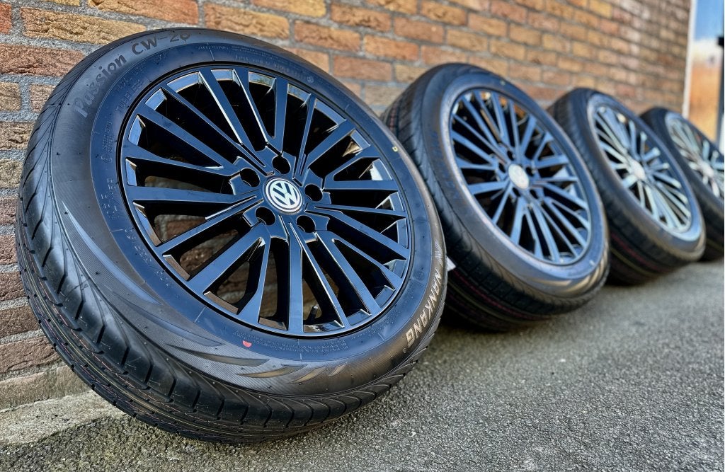 MAN TGE Volkswagen Crafter velgen 18 inch verzwaard zwart, Niet ingevuld, 18 inch, Bestelwagen, Banden en Velgen
