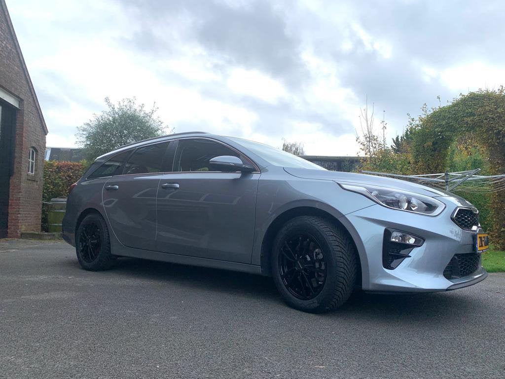 Set Vredestein Wintrac winterbanden op Monaco velgen, Auto-onderdelen, Banden en Velgen, Ophalen, Gebruikt, 16 inch, Banden en Velgen