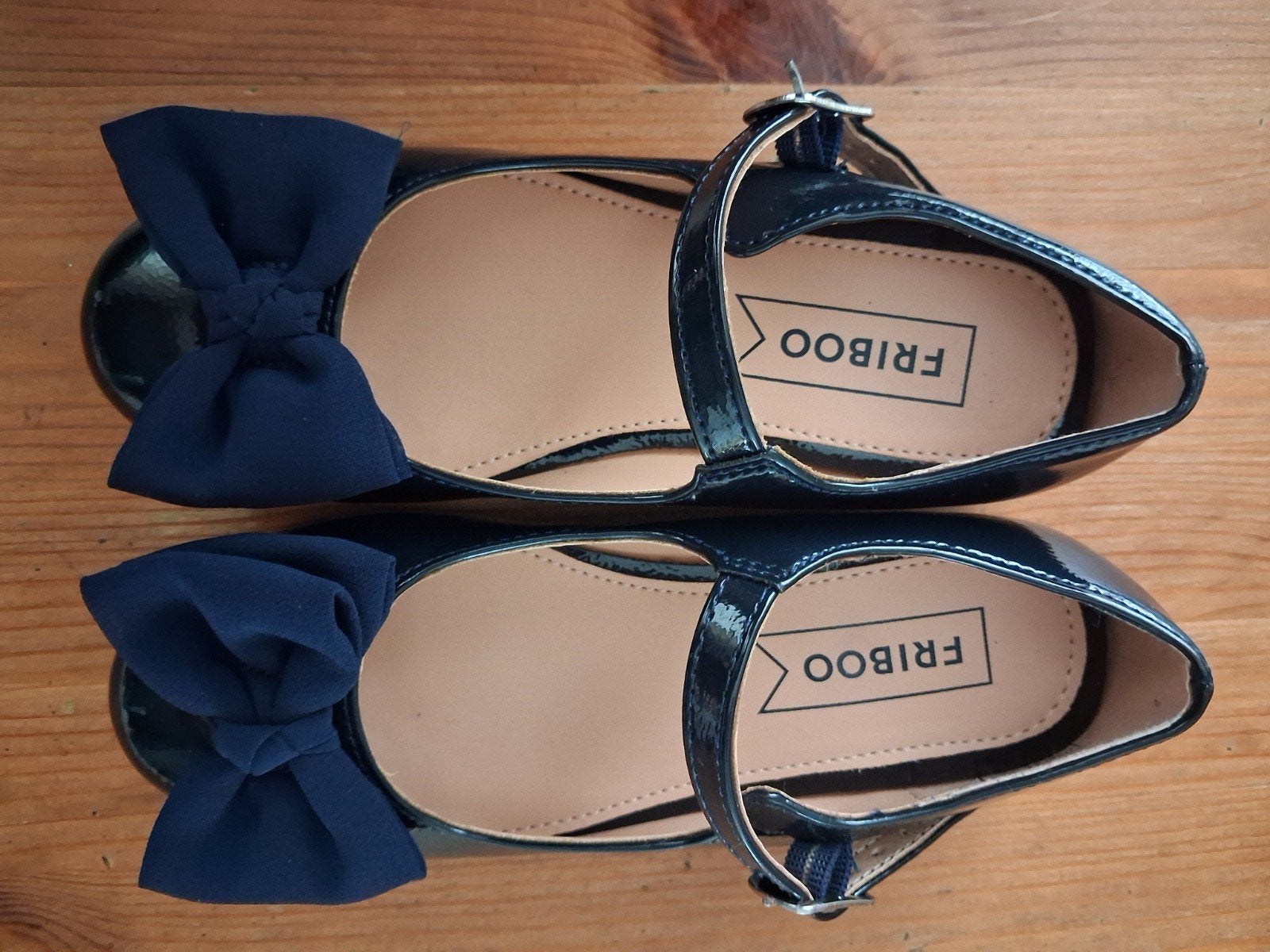 nieuw -> ballerina's blauw lak met strik, maat 29, Kinderen en Baby's, Ophalen, Meisje, Nieuw, Schoenen